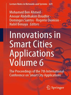 cover image of Innovations in Smart Cities Applications Volume 6